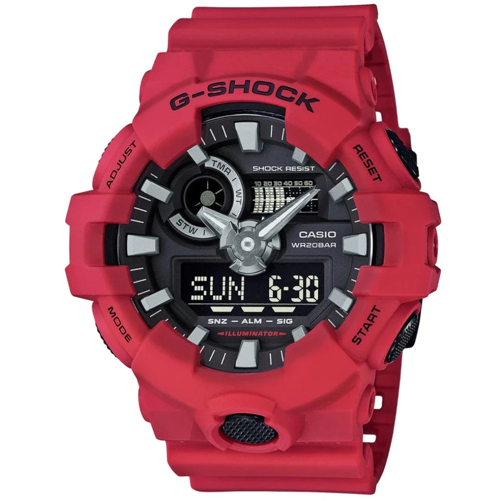 Reloj G-Shock GA-700-4ADR - Análogo Digital - Relojeando G-Shock Reloj Reloj G-Shock GA-700-4ADR - Análogo Digital