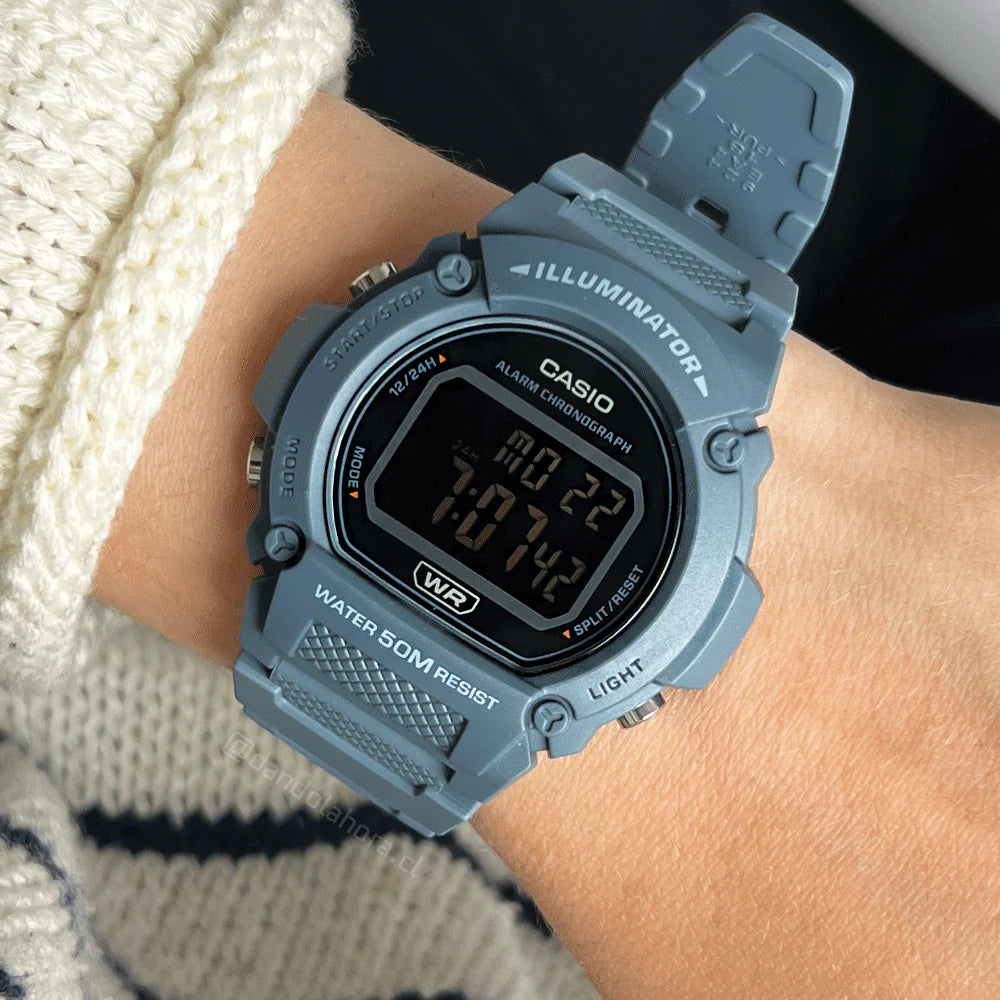 Reloj Casio W-219HC-2BV Unisex - Digital