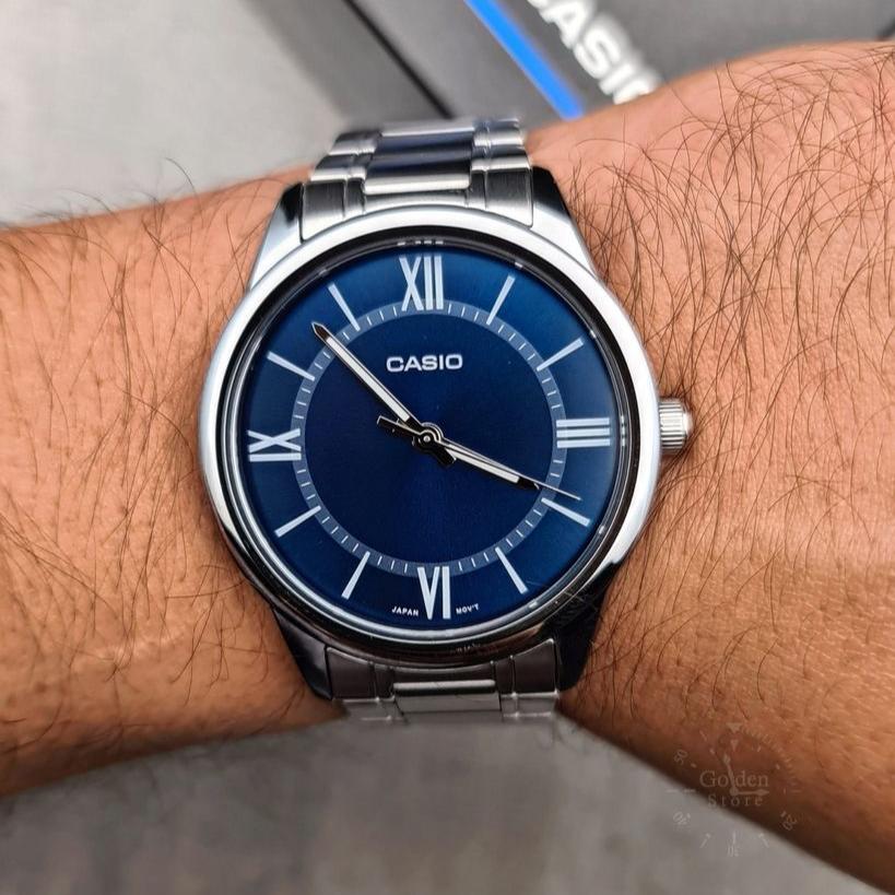 Reloj Casio MTP-V005D-2B5 Hombre - Análogo