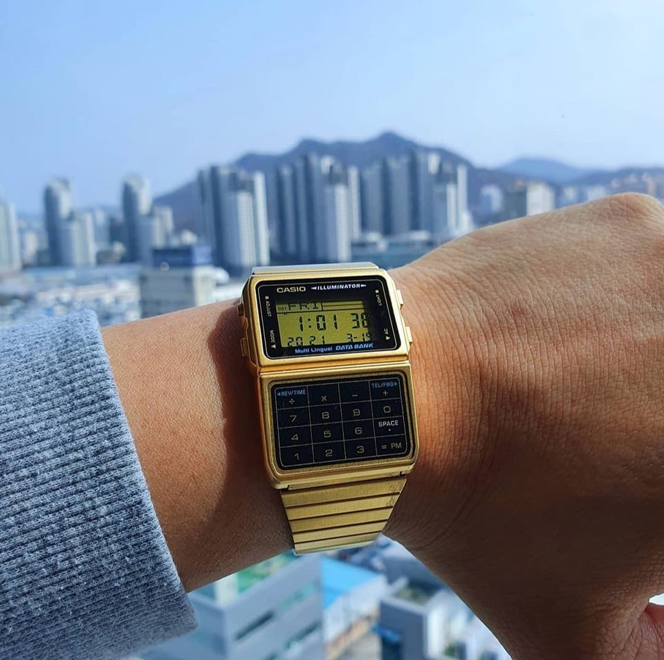 Reloj Casio Vintage DBC-611G-1 Unisex - Digital