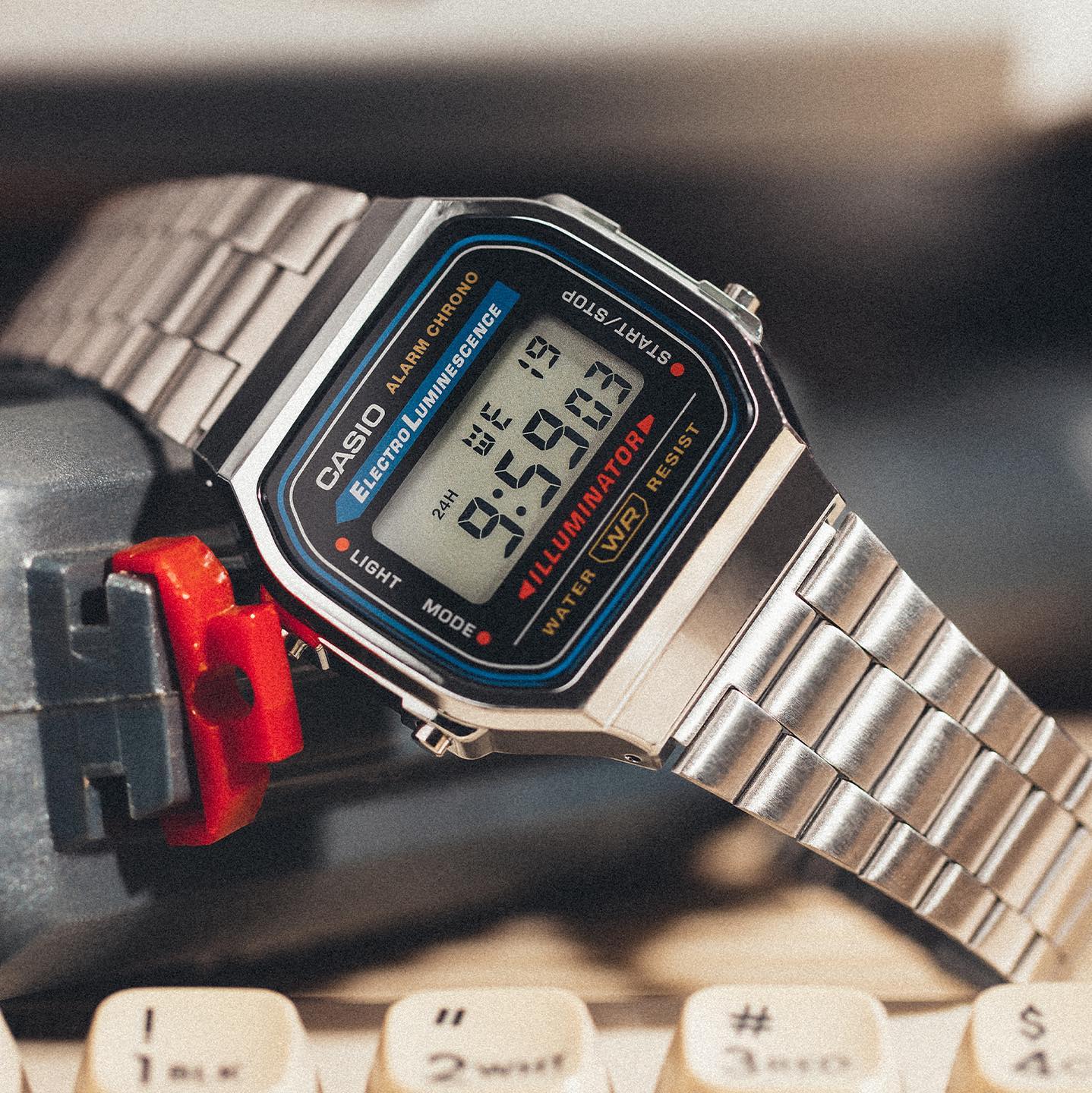 Reloj Casio Vintage A-168WA-1 Unisex - Digital