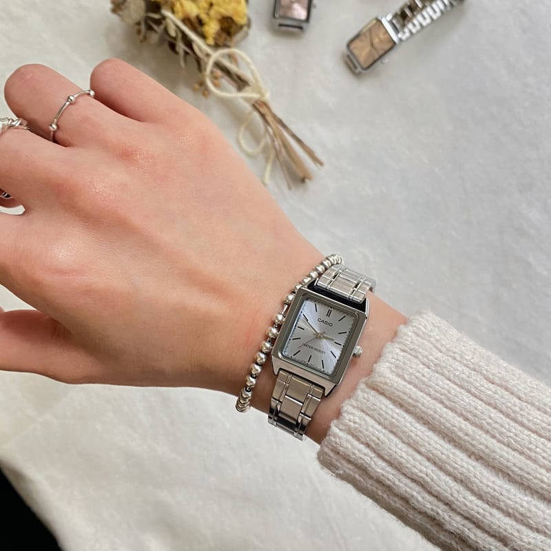 Reloj Casio Tank LTP-V007D-2E Mujer - Análogo