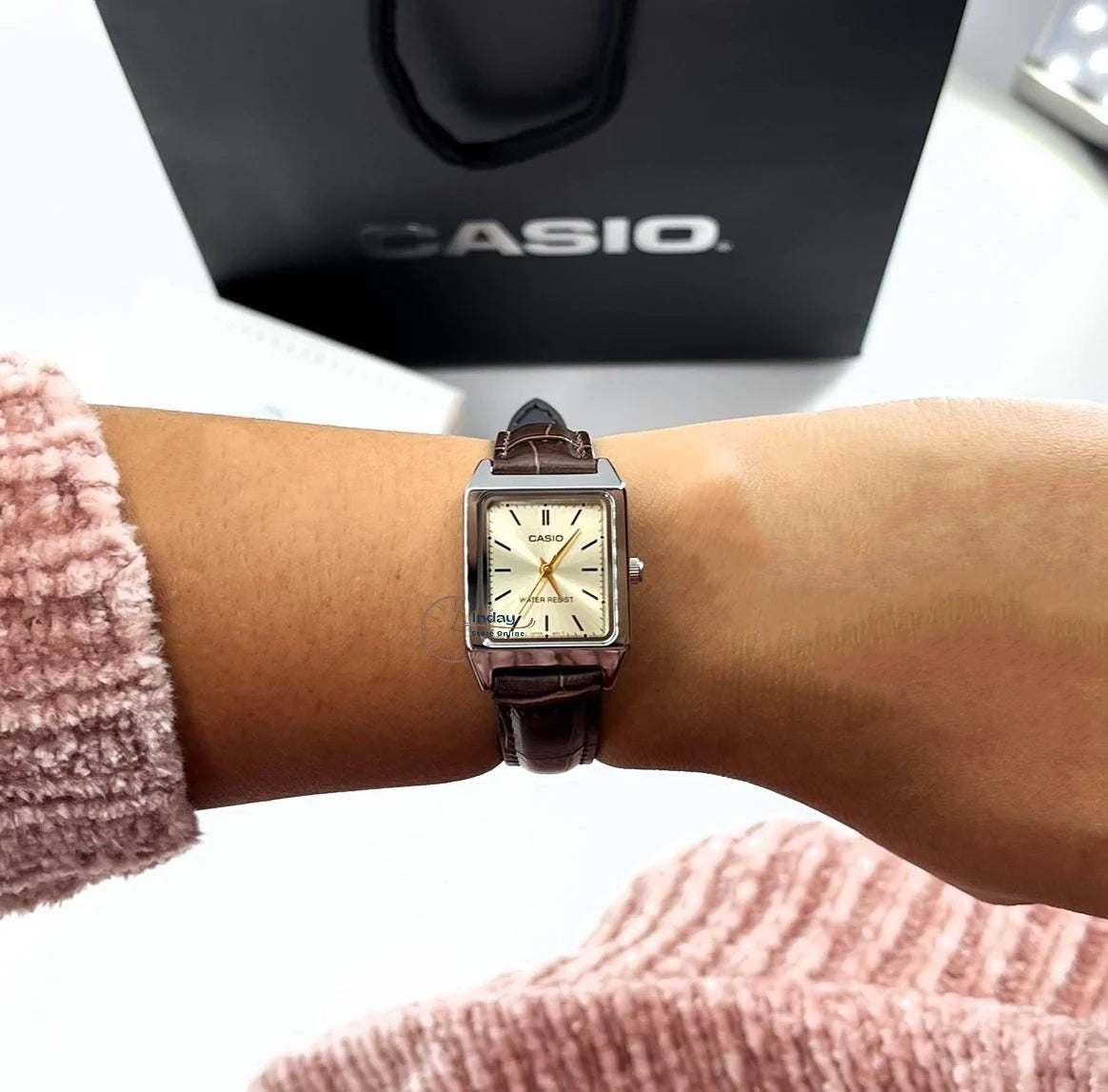 Reloj Casio Tank LTP-V007L-9E Mujer - Análogo