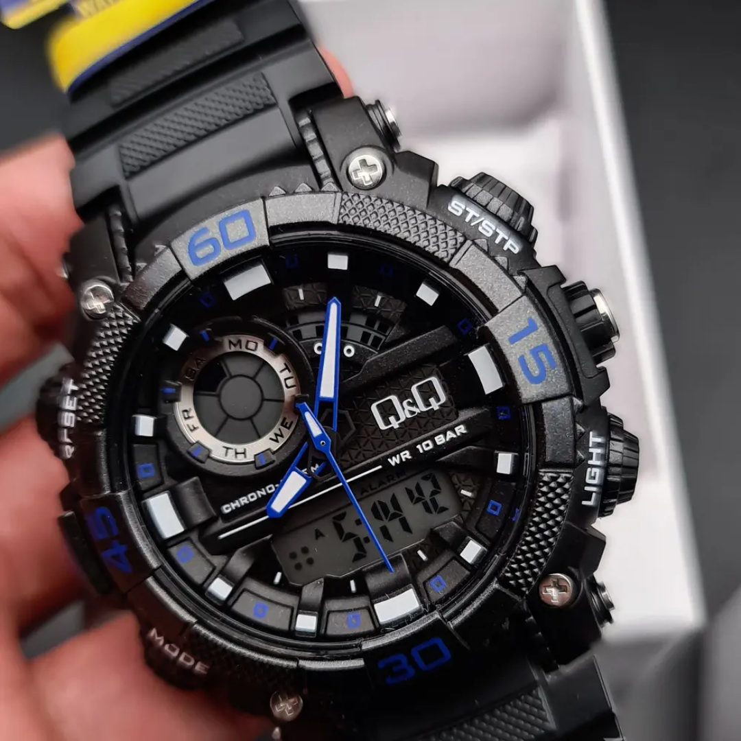 Reloj Q&Q GW87J012Y Hombre - Análogo Digital