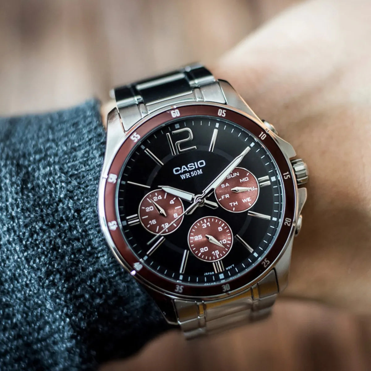 Reloj Casio MTP-1374D-5AV Hombre - Análogo