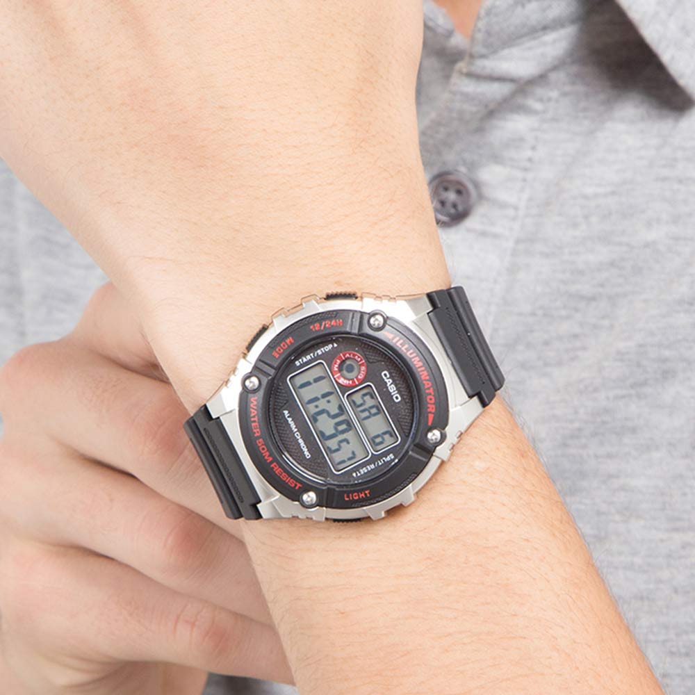 Reloj Casio W-216H-1CV Hombre - Digital
