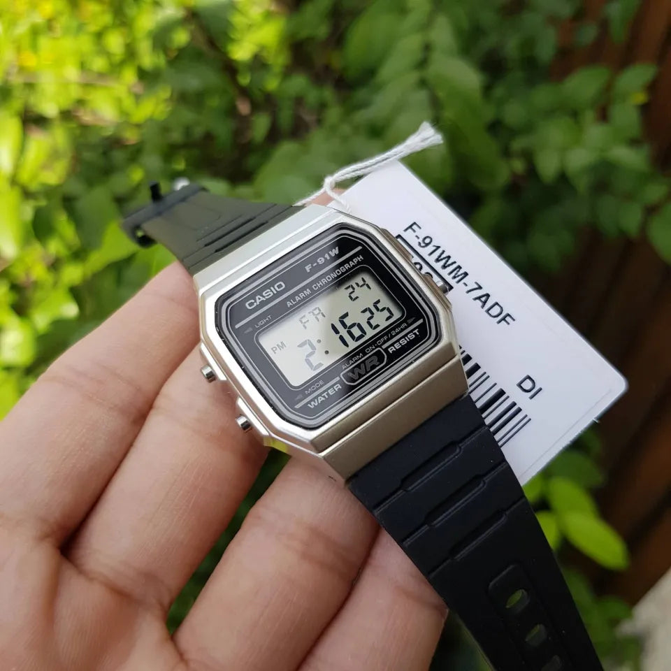 Reloj Casio Vintage F-91WM-7A Unisex - Digital - Relojeando Default Title Casio Reloj Reloj Casio Vintage F-91WM-7A Unisex - Digital