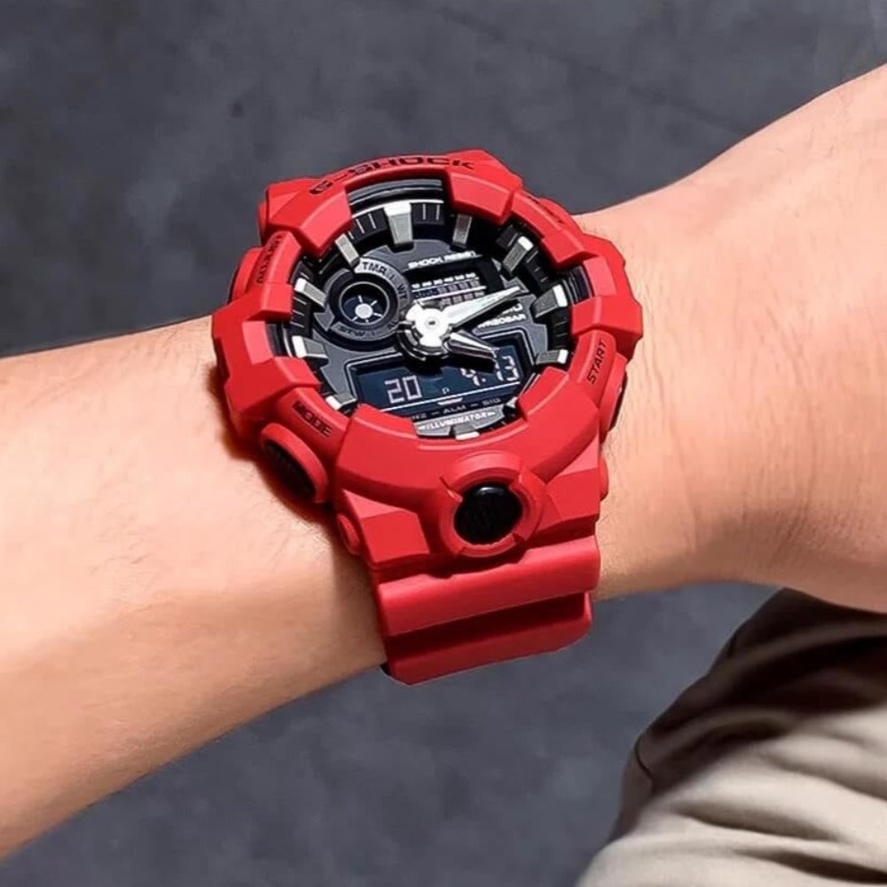 Reloj G-Shock GA-700-4ADR - Análogo Digital - Relojeando G-Shock Reloj Reloj G-Shock GA-700-4ADR - Análogo Digital