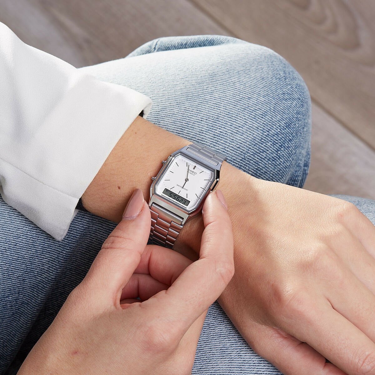 Reloj Casio AQ-230A-7D Unisex - Análogo Digital
