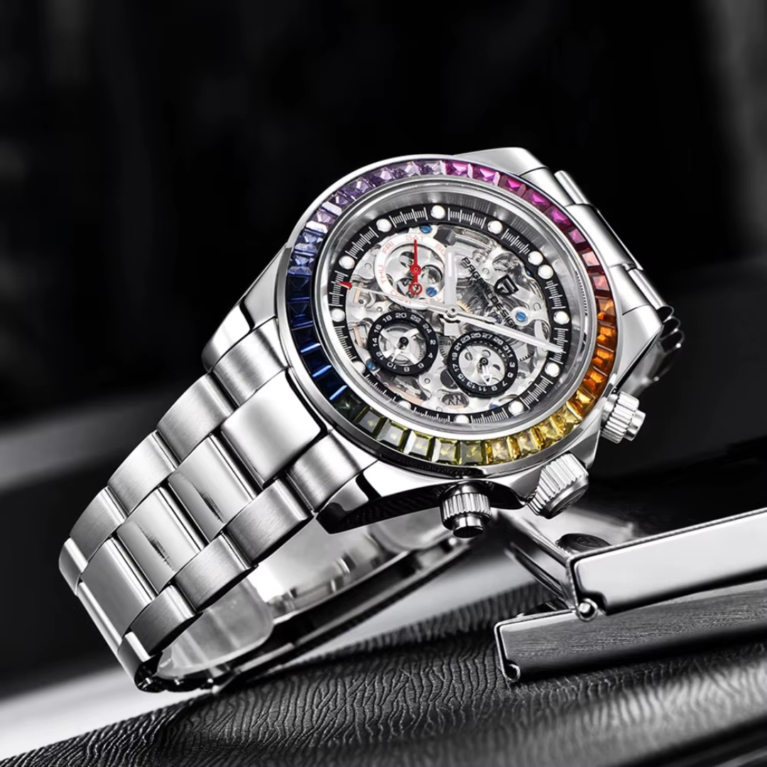 Reloj Pagani Design Diamond Rainbow PD1653 Automático Hombre - Análogo