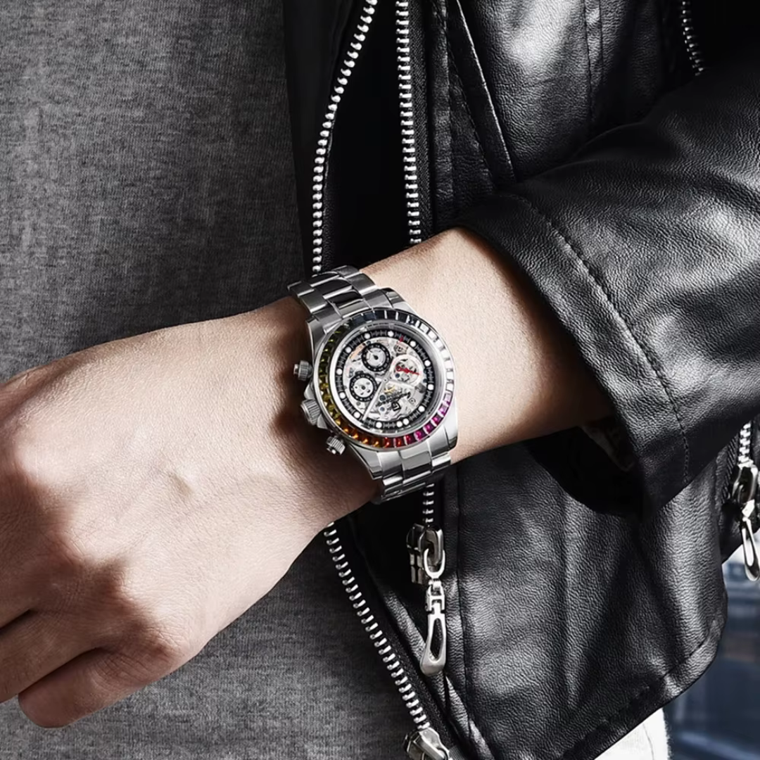 Reloj Pagani Design Diamond Rainbow PD1653 Automático Hombre - Análogo