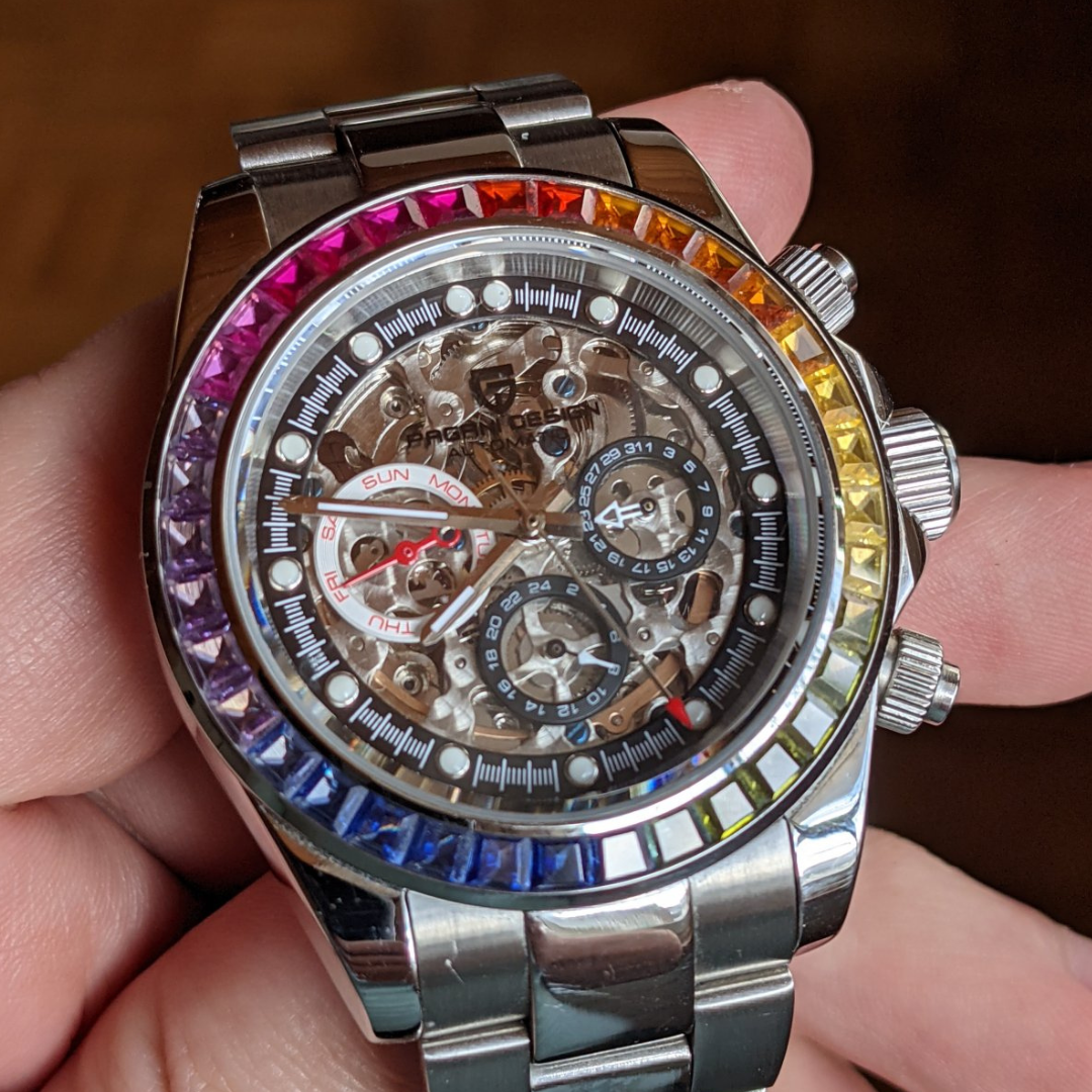 Reloj Pagani Design Diamond Rainbow PD1653 Automático Hombre - Análogo