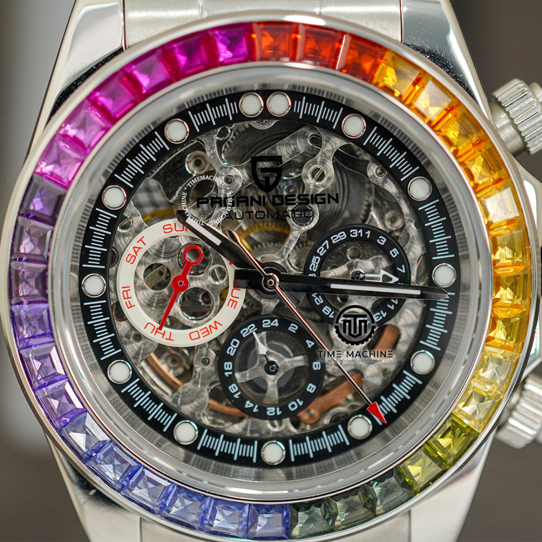 Reloj Pagani Design Diamond Rainbow PD1653 Automático Hombre - Análogo