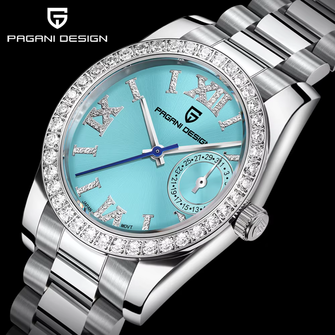Reloj Pagani Design 1776T Datejust Japan Movt VH65 Mujer - Análogo