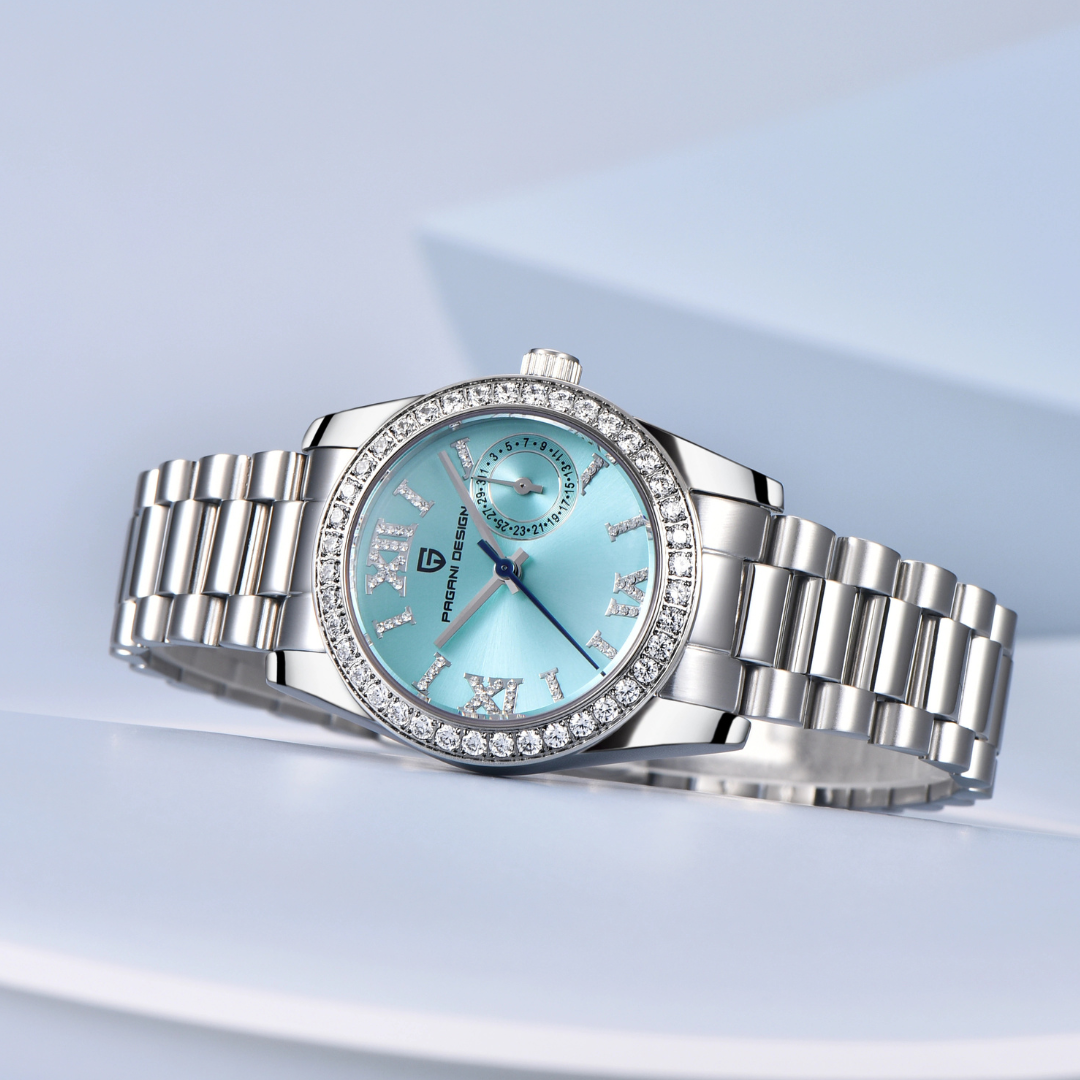 Reloj Pagani Design 1776T Datejust Japan Movt VH65 Mujer - Análogo