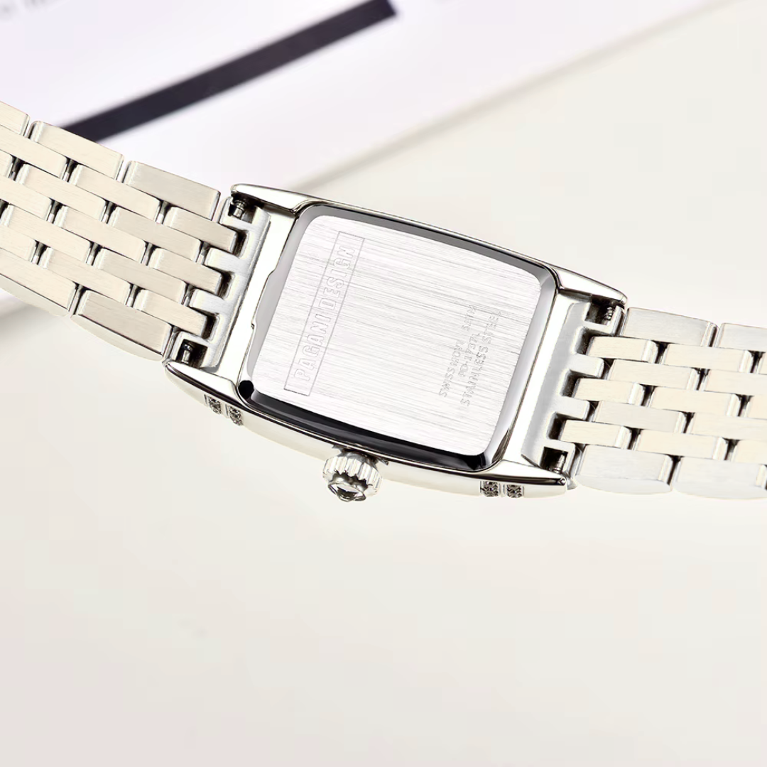 Reloj Pagani Design 1737L Tank Mov Suizo Ronda 762 Mujer - Análogo