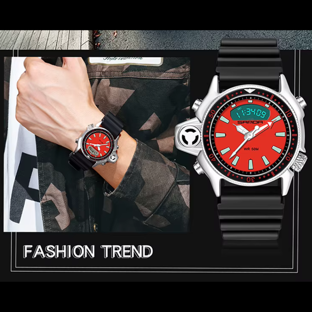Reloj Sanda Aqualand Promaster 3008 Hombre - Análogo Digital