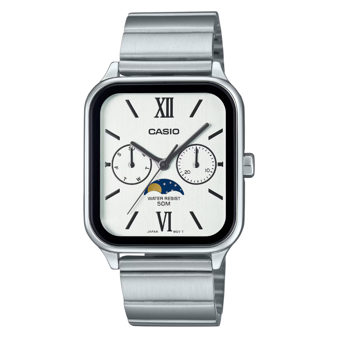 Reloj Casio Moonphase MTP-M305D-7A2V Unisex - Análogo