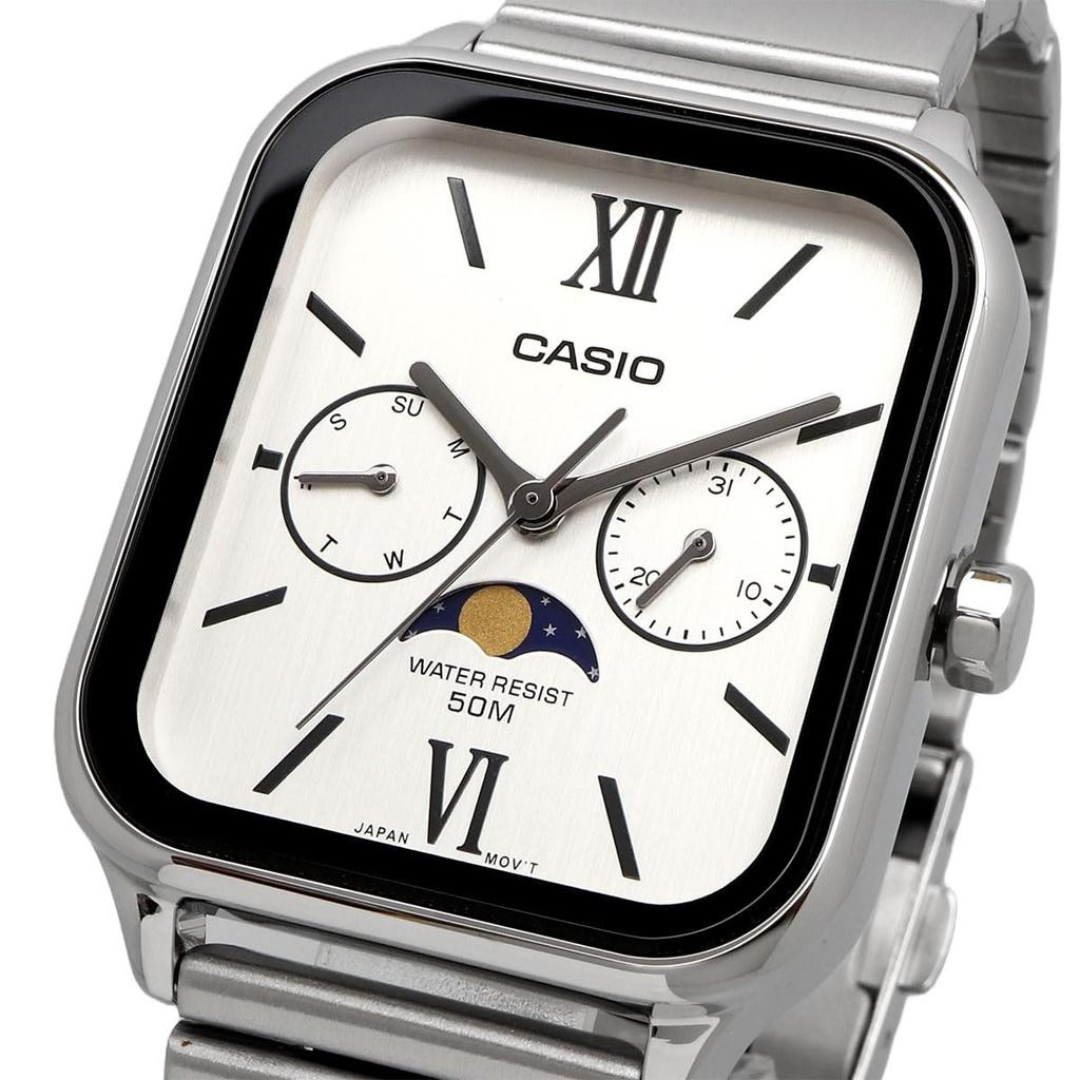 Reloj Casio Moonphase MTP-M305D-7A2V Unisex - Análogo