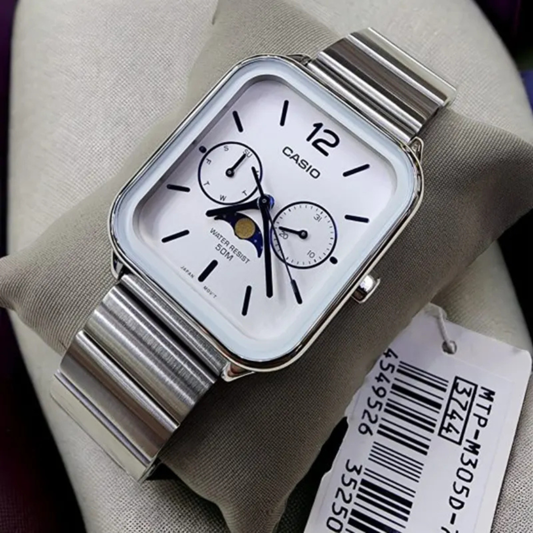 Reloj Casio Moonphase MTP-M305D-7AV Unisex - Análogo