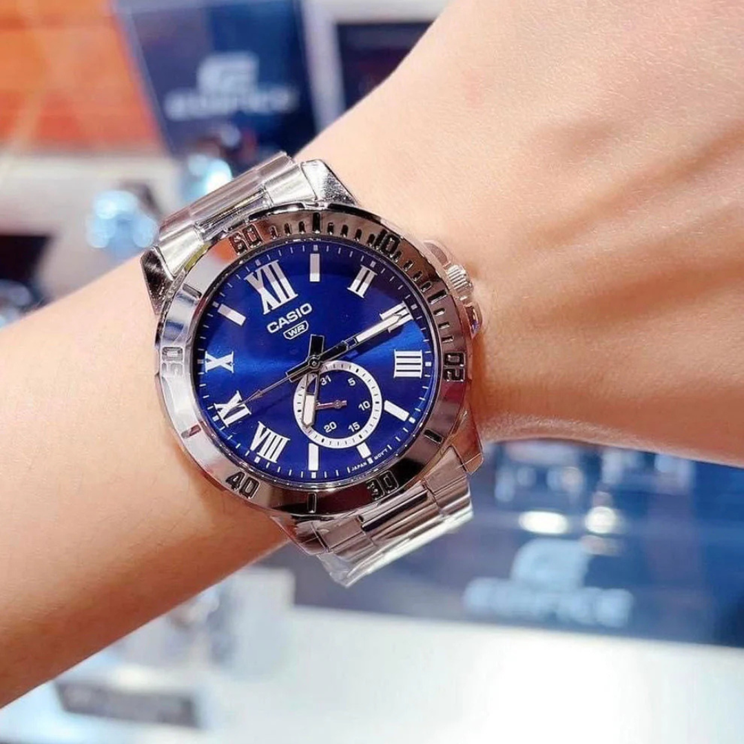Reloj Casio MTP-VD200D-2B Hombre - Análogo