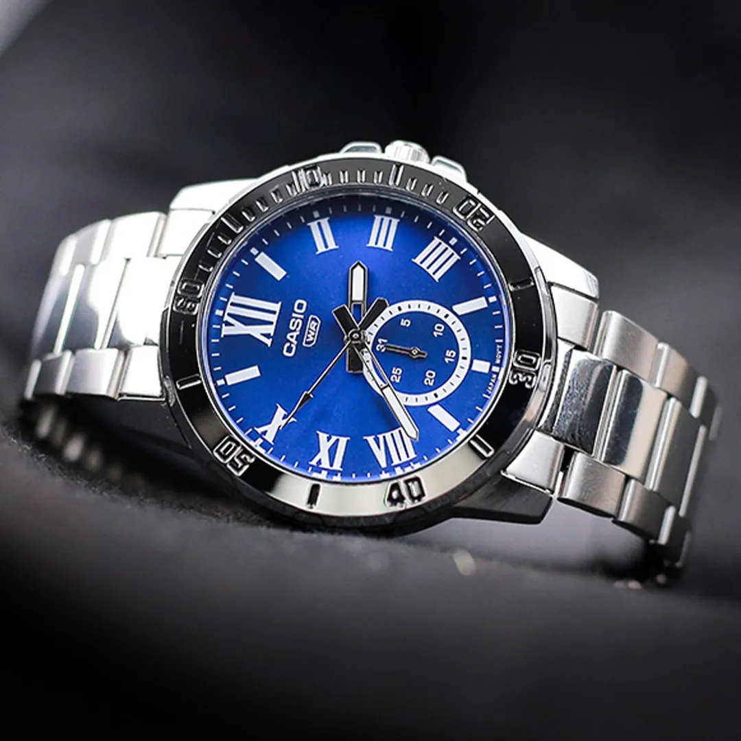 Reloj Casio MTP-VD200D-2B Hombre - Análogo