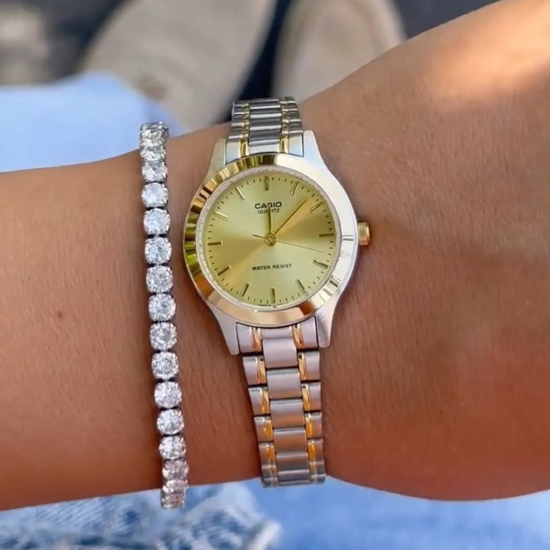 Reloj Casio LTP-1128G-9A Mujer - Análogo