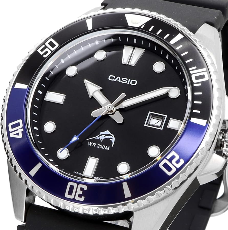 Reloj Casio Marlin MDV-106B-1A1V Hombre - Análogo – Relojeando