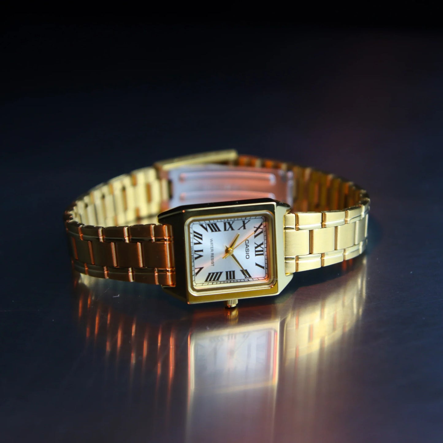 Reloj Casio Tank LTP-V007G-9B Mujer - Análogo