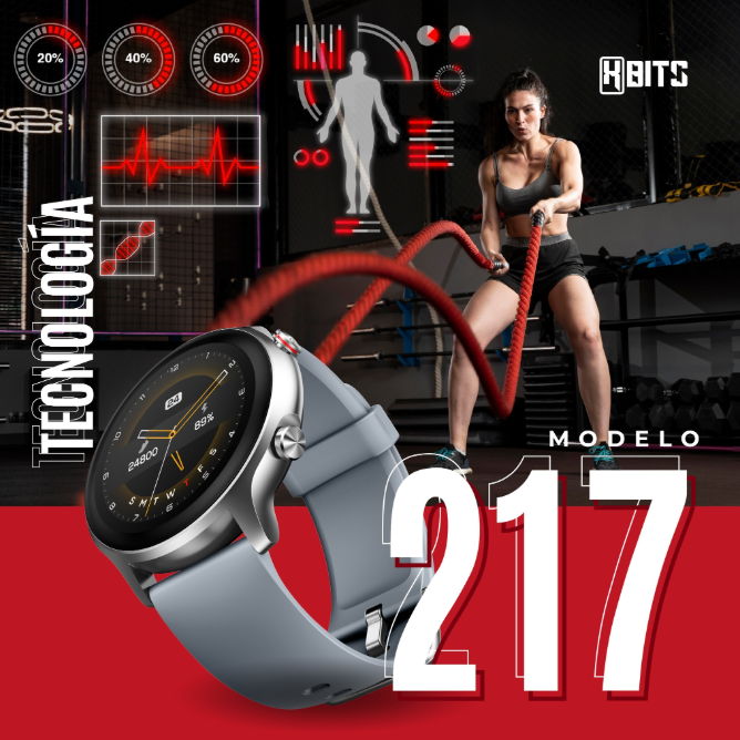 SmartWatch XBits 217G Unisex para Android o iOS