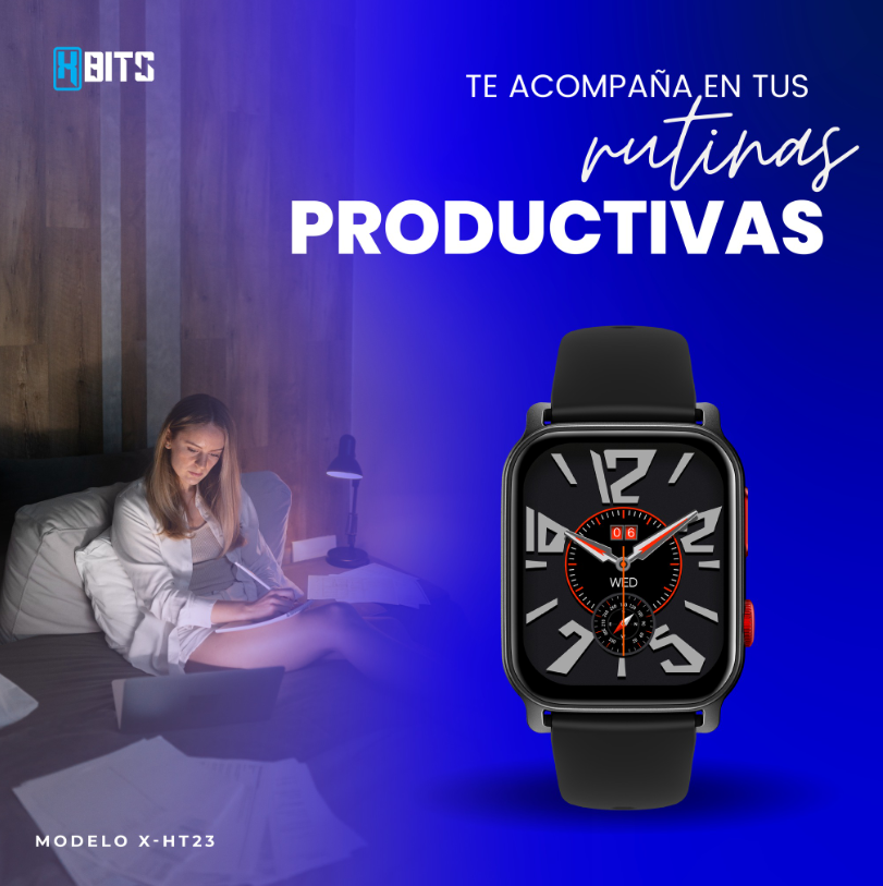 SmartWatch XBits X-HT23-N Unisex para Android o iOS