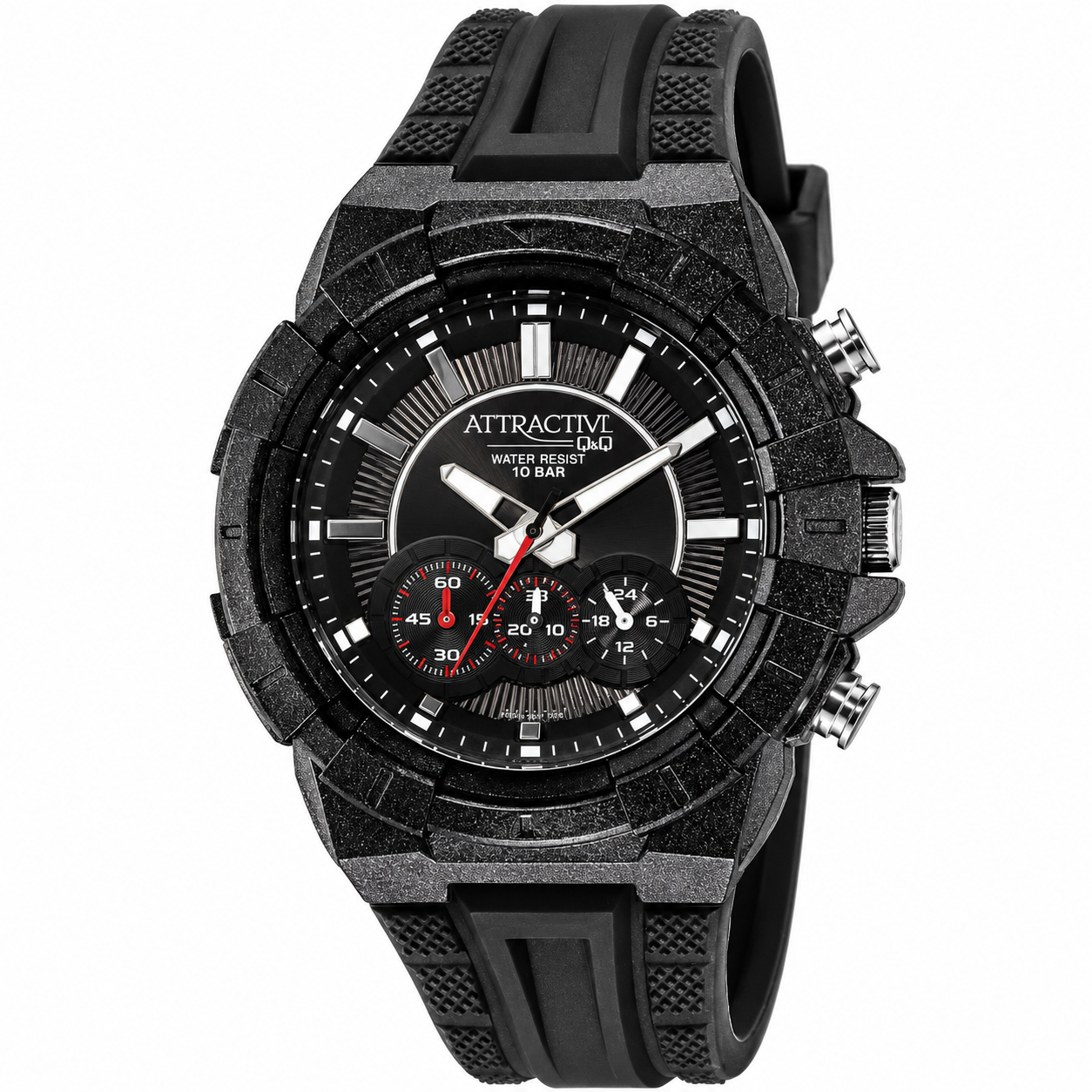 Reloj Q&Q Attractive DG08-001Y Hombre - Análogo