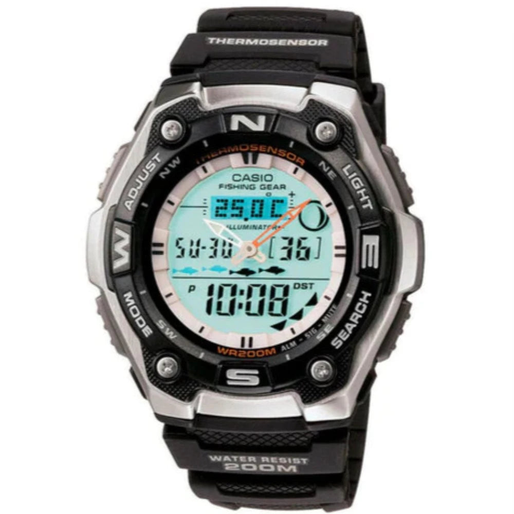 Reloj Casio Thermosensor AQW-101-1AV 200m Hombre - Análogo Digital