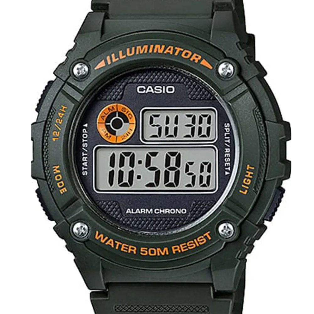 Reloj Casio W-216H-3BV Hombre - Digital