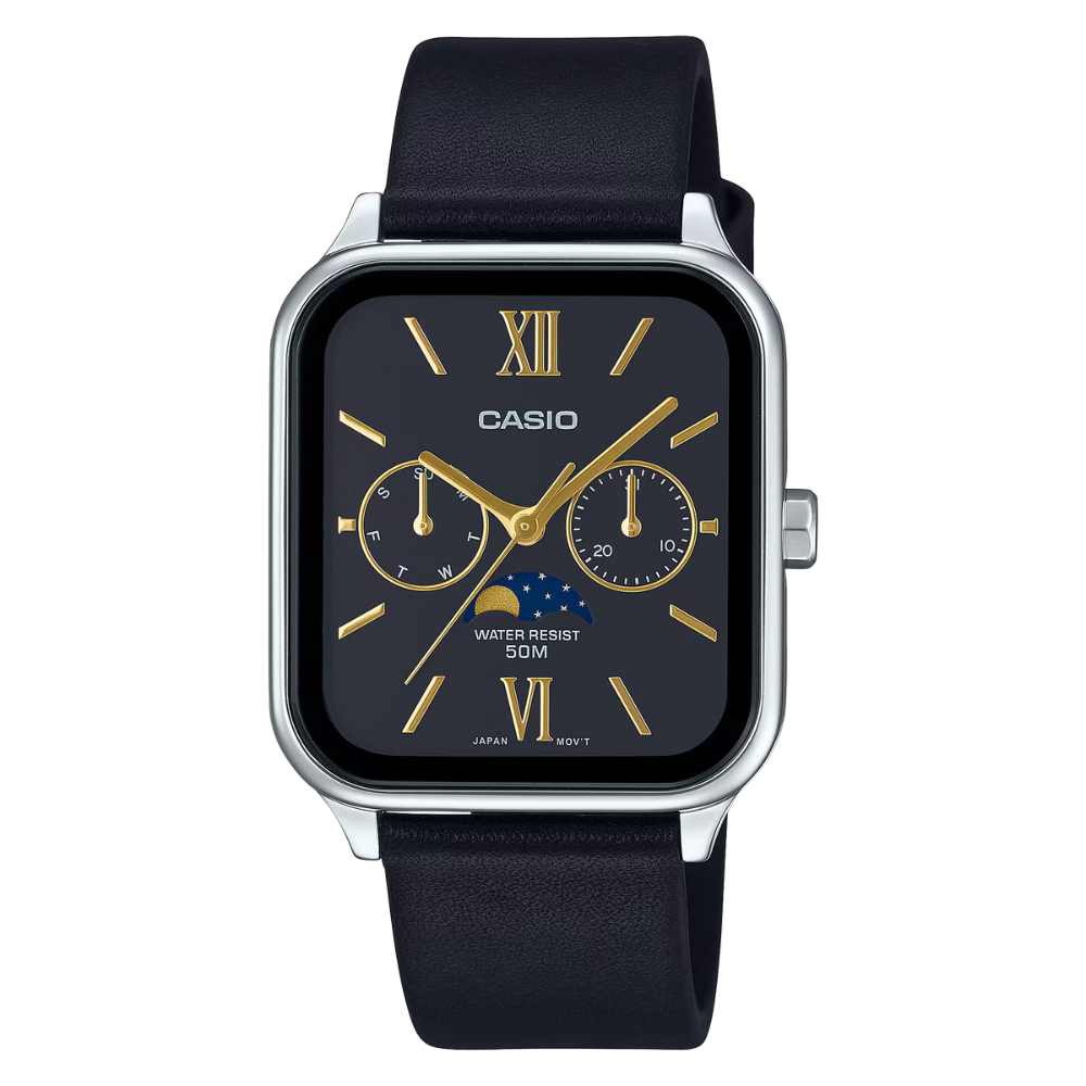 Reloj Casio Moonphase MTP‑M305L‑1A2V Unisex - Análogo