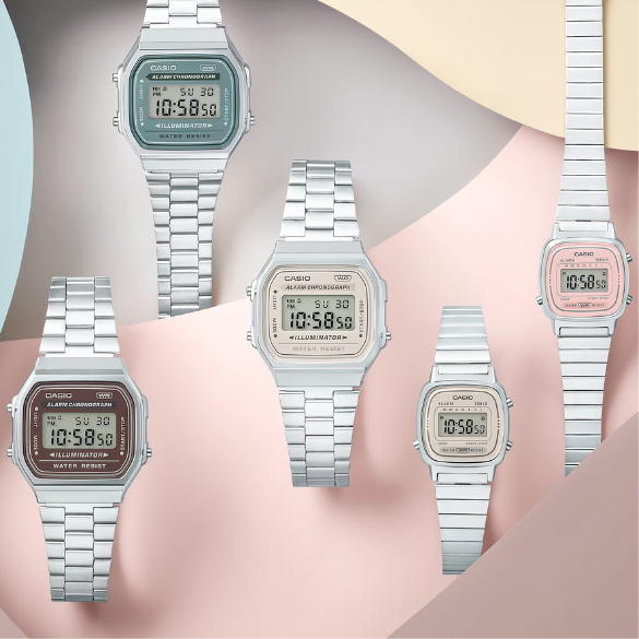 Reloj Casio Vintage A168WA-8AY Unisex - Digital