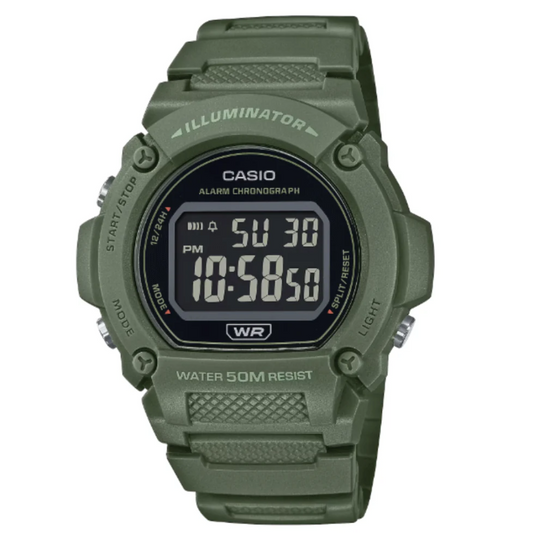 Reloj Casio W-219HC-3BV Unisex - Digital