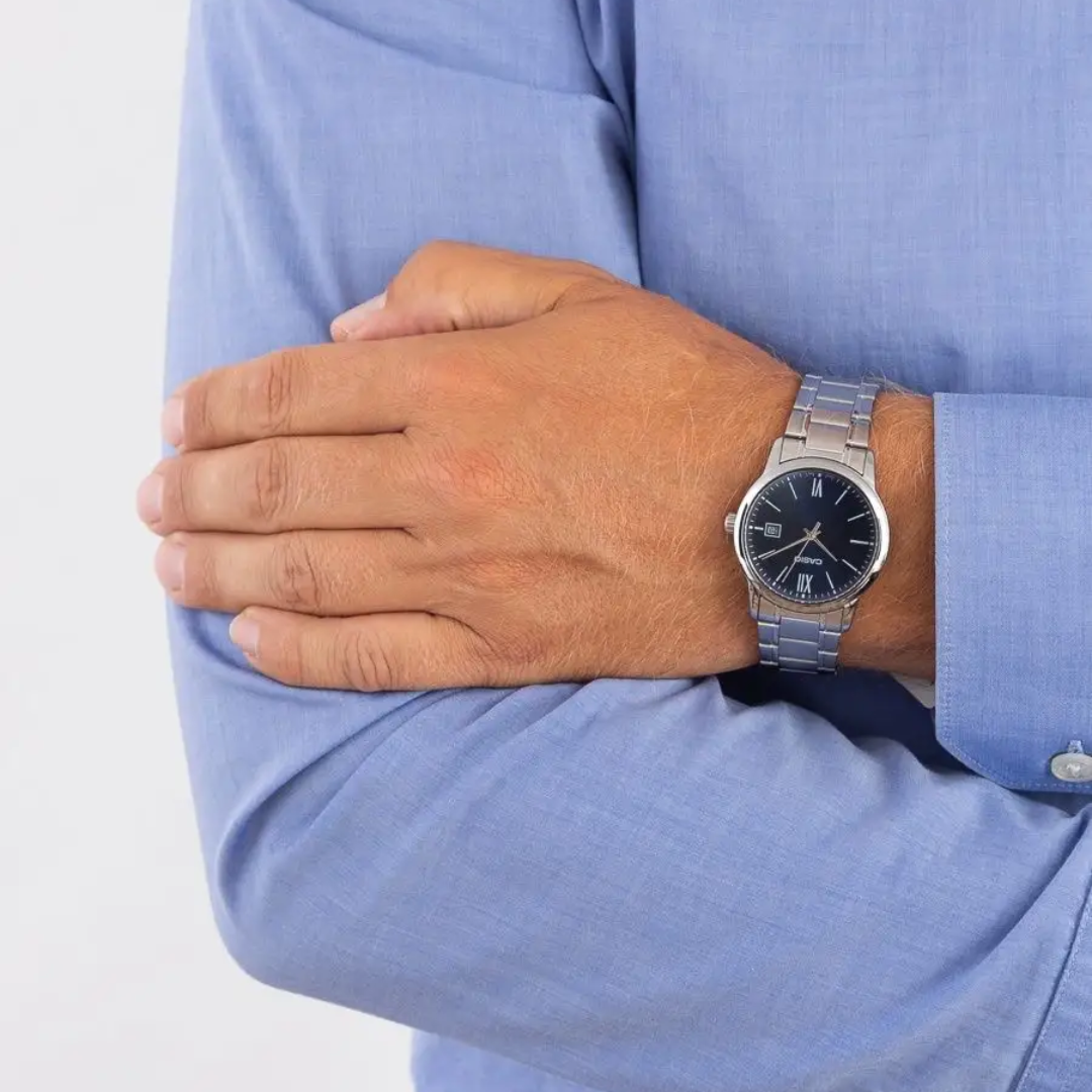 Reloj Casio MTP-V002D-2B3 Hombre - Análogo