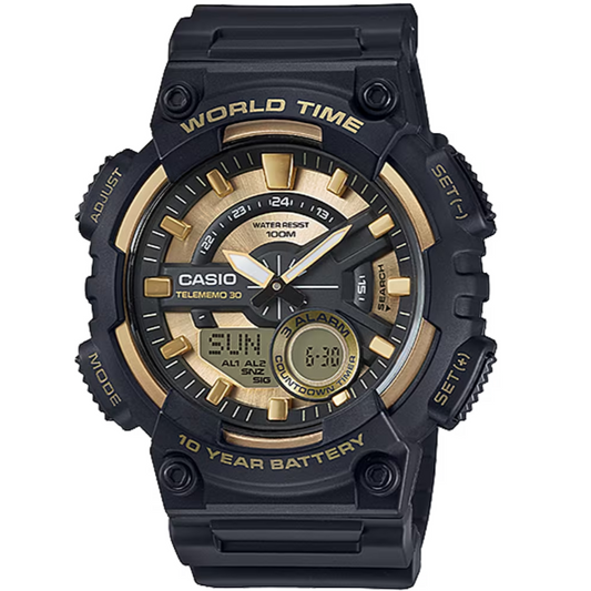 Reloj Casio AW-49HE-1AV Unisex - Análogo Digital – Relojeando