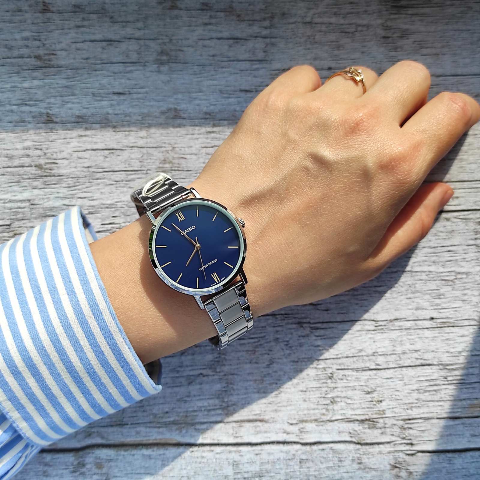 Reloj Casio LTP-VT01D-2B Mujer - Análogo – Relojeando