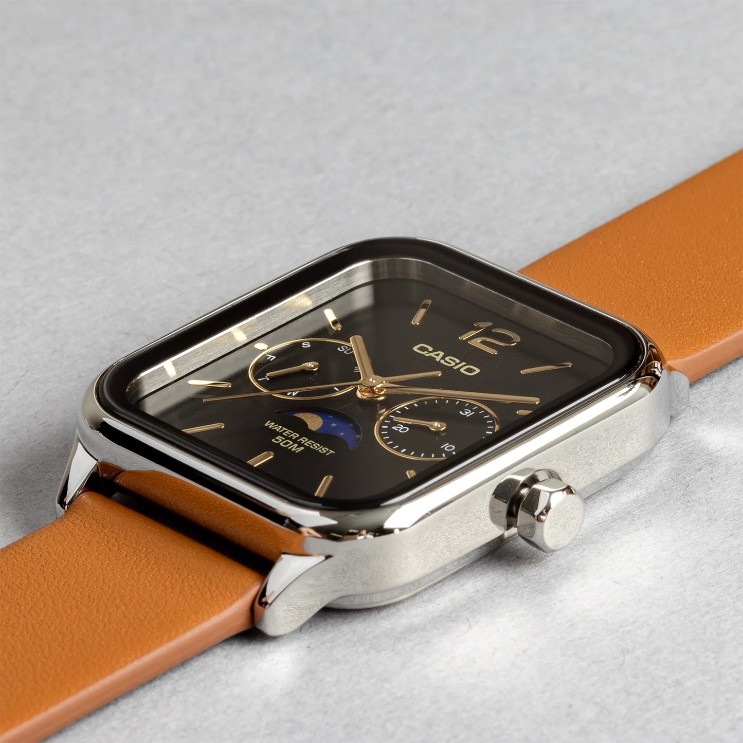 Reloj Casio Moonphase MTP‑M305L‑1AV Unisex - Análogo