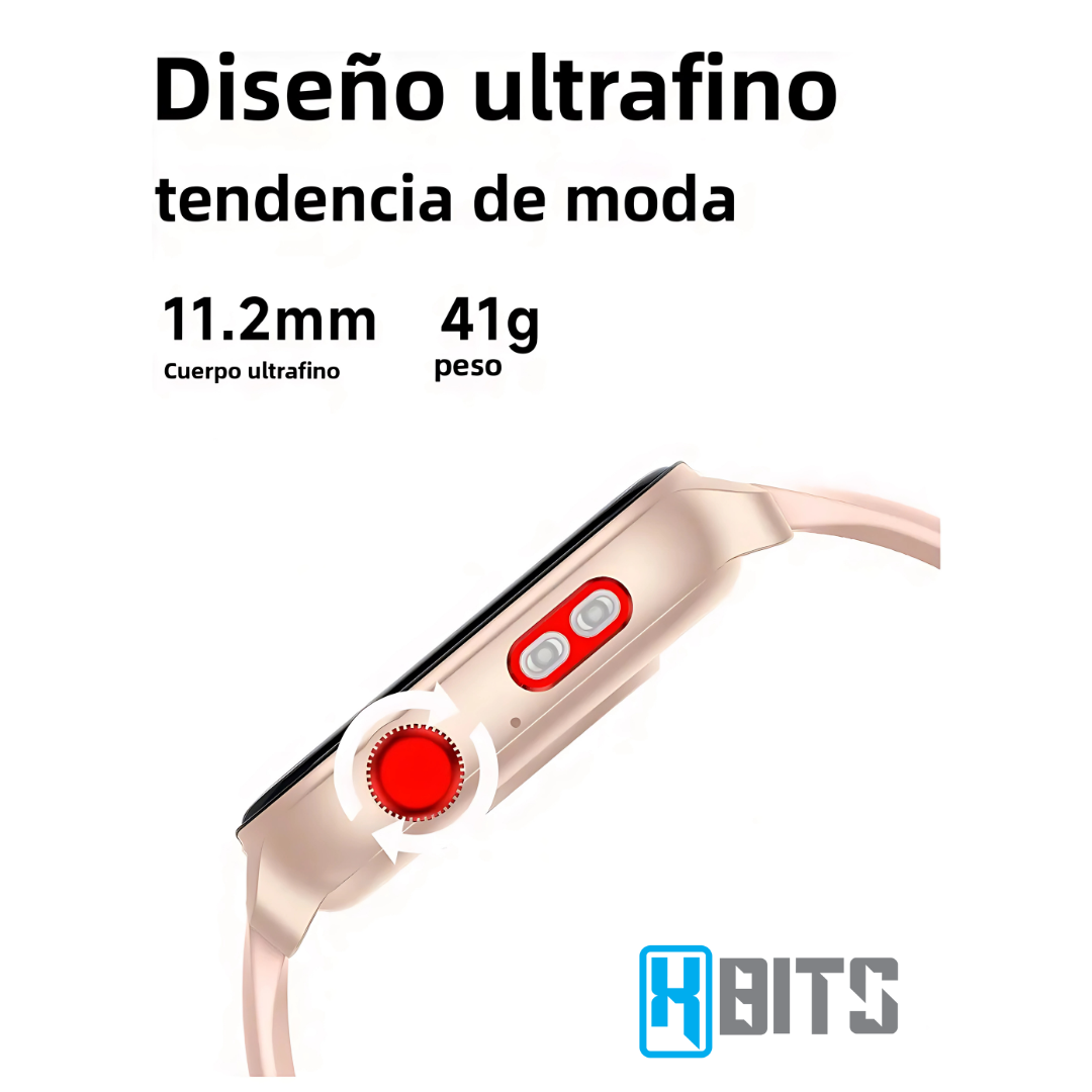 SmartWatch XBits X-HT23-R Unisex para Android o iOS
