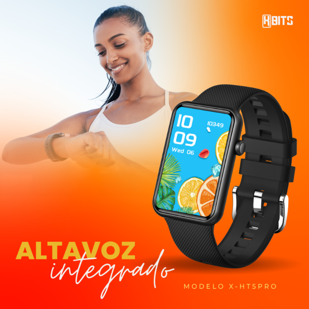 SmartWatch XBits X-HT5PRO-N Unisex para Android o iOS