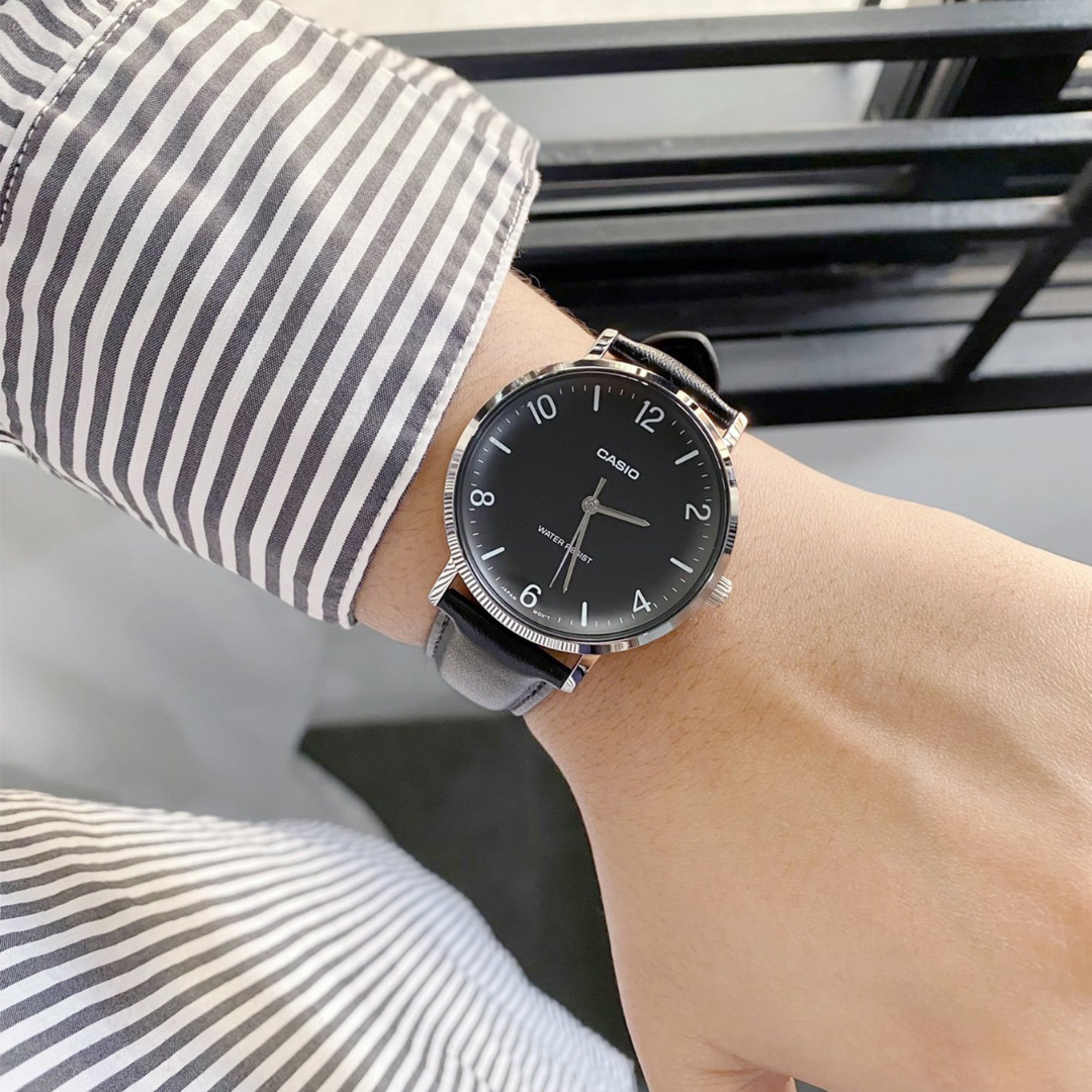 Reloj Casio MTP-VT03L-1B Hombre - Análogo - Relojeando Default Title Casio Reloj de pulsera Reloj Casio MTP-VT03L-1B Hombre - Análogo