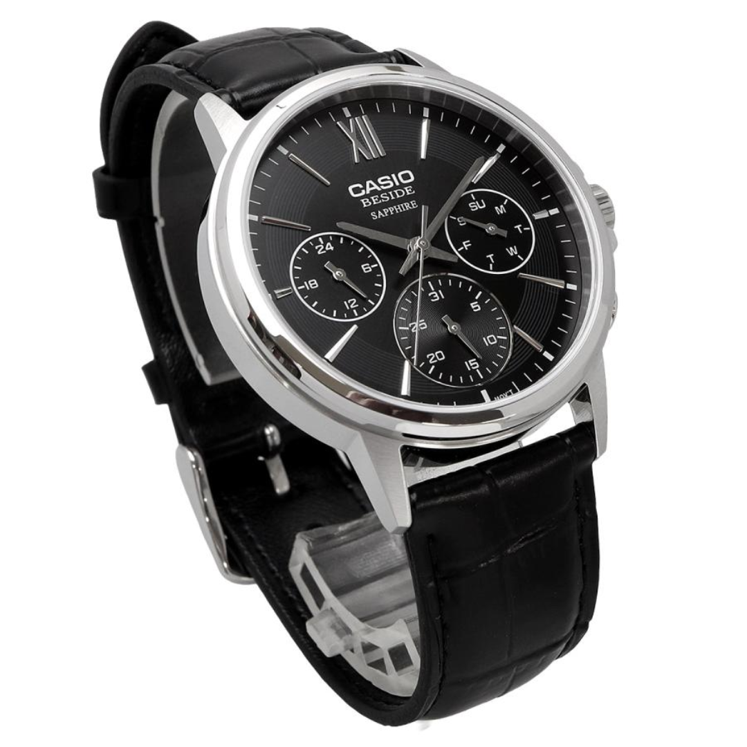 Reloj Casio Beside BMS-300L-1AV Zafiro Hombre - Análogo
