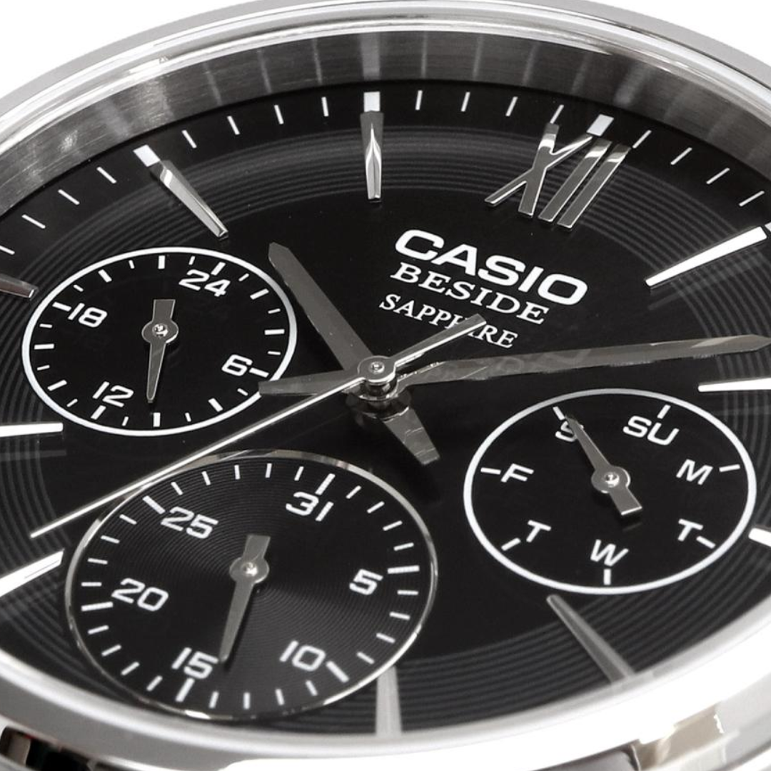 Reloj Casio Beside BMS-300L-1AV Zafiro Hombre - Análogo