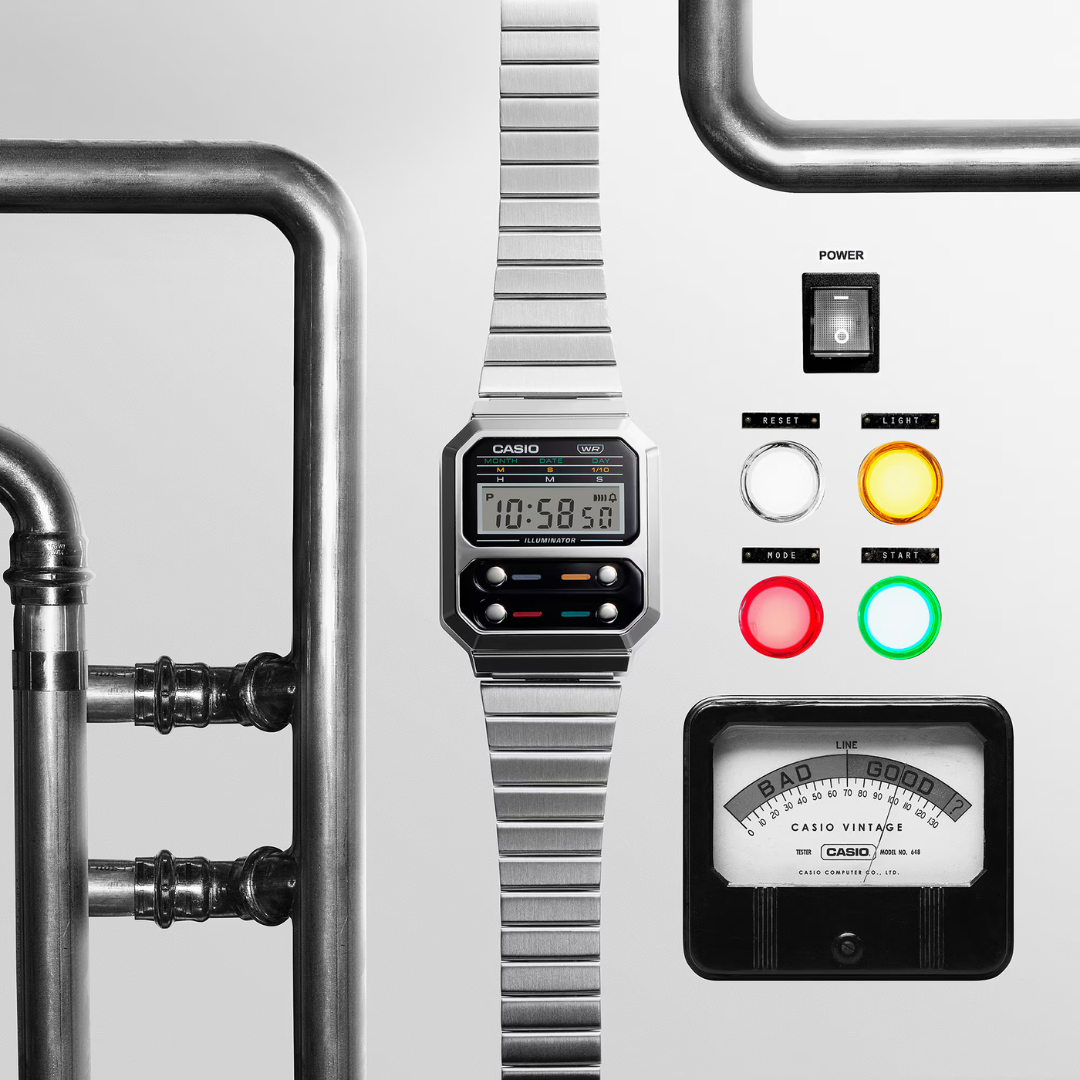 Reloj Casio A-100WE-1A Unisex - Digital