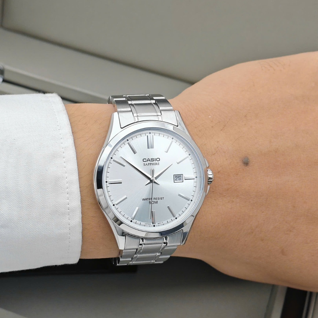 Reloj Casio MTS-115D-7A Cristal Zafiro Hombre - Análogo