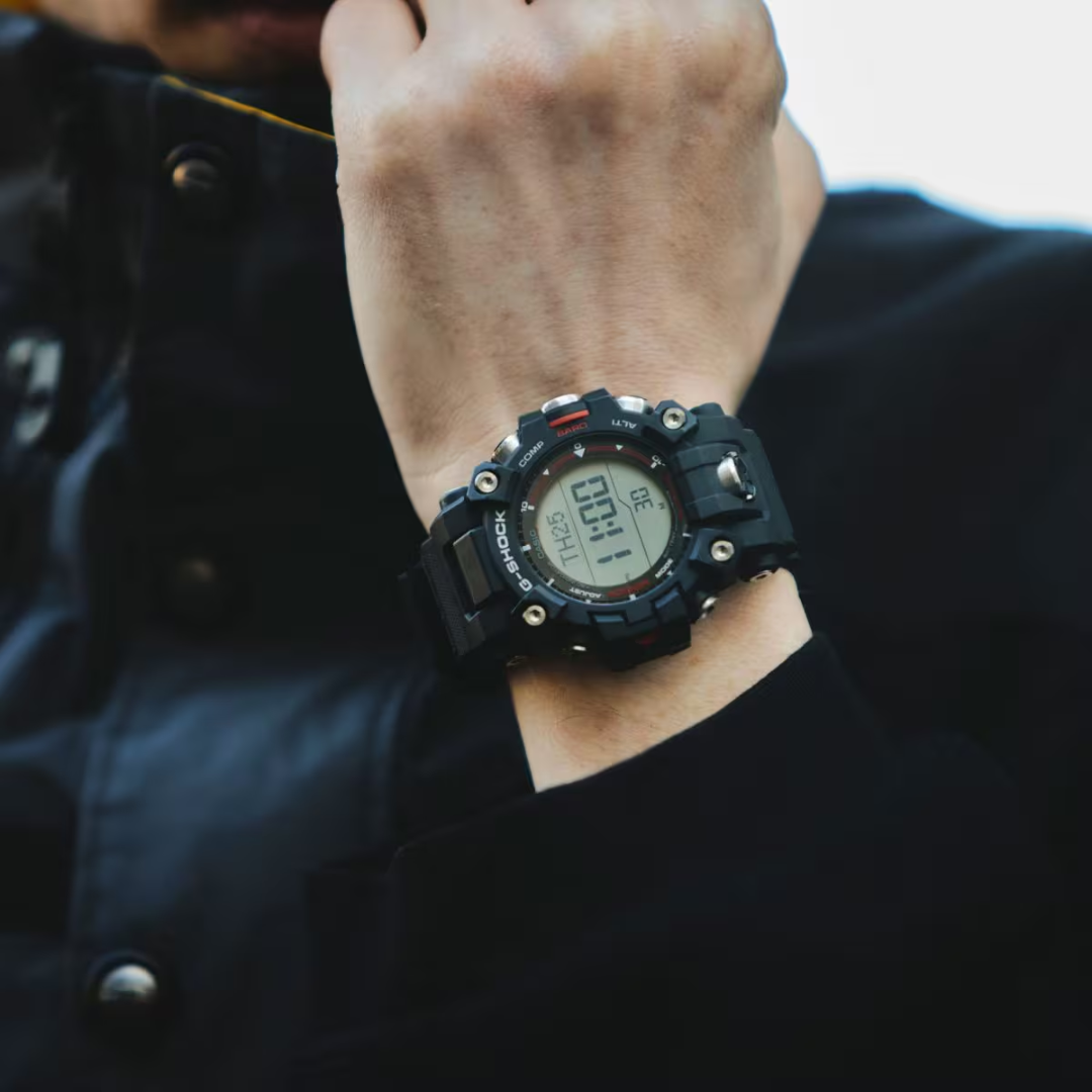 Reloj G-Shock Mudman Tough Solar GW-9500-1DR Triple Sensor Hombre - Digital