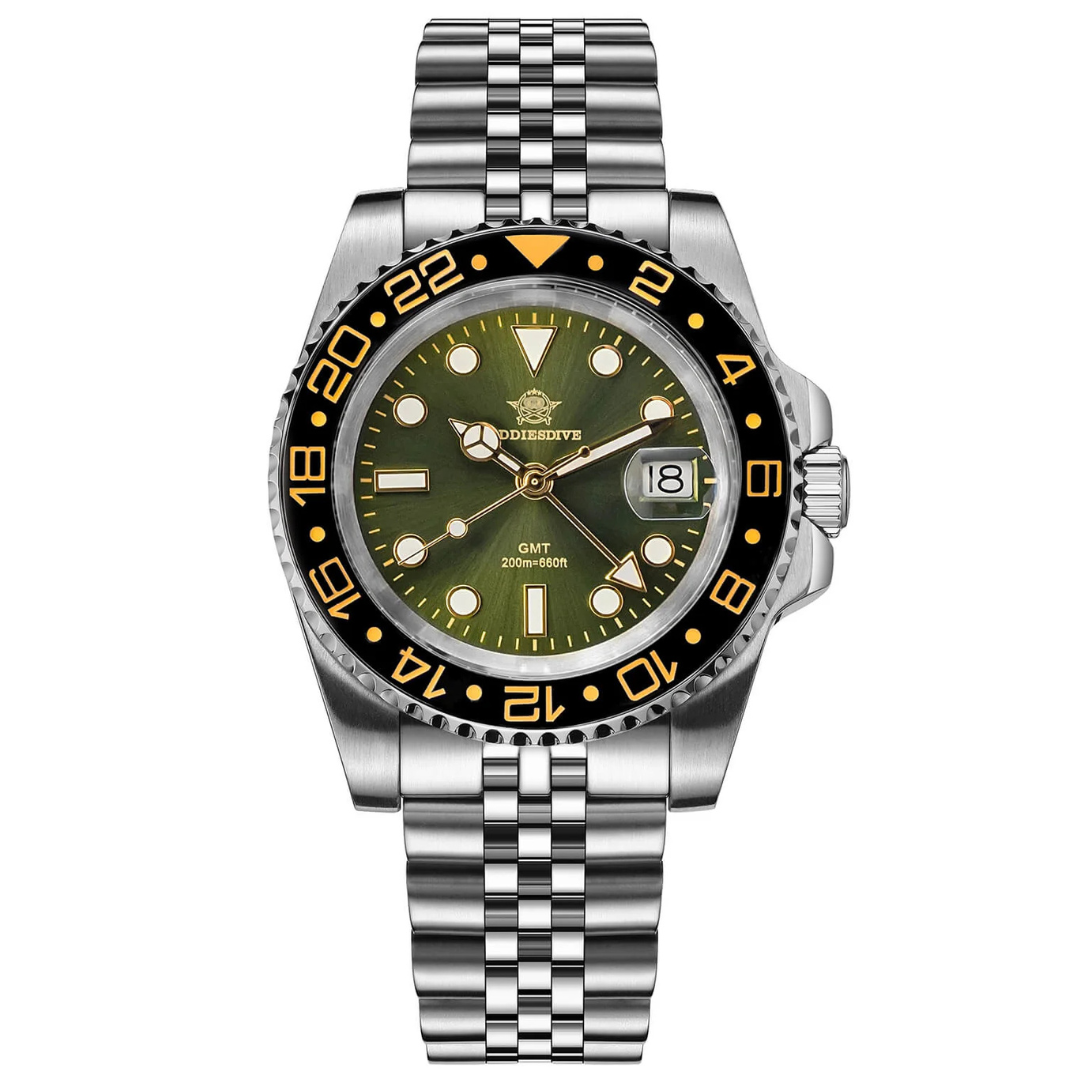 Reloj Addiesdive AD2050 GMT Mov Suizo 200mts Hombre - Análogo